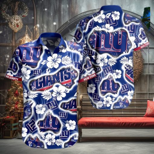 New York Giants Nfl Habicus And Island Special Design Hawaiian Shirt