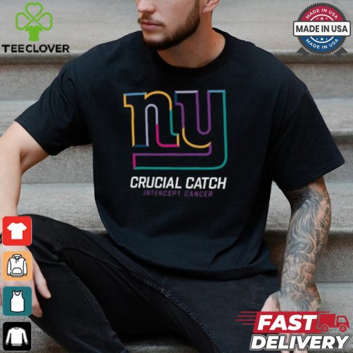 New York Giants Nike Black 2024 NFL Crucial Catch T Shirt