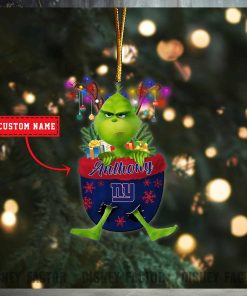 New York Giants Ornaments, Grinch Christmas Ornament, Nfl Football Christmas