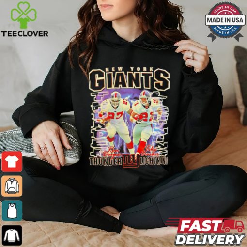 New York Giants Ron Dayne Tiki Barber Thunder & Lightning shirt