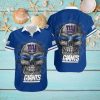 New York Giants Skull 3D Hawaiian Shirt Summer Collection