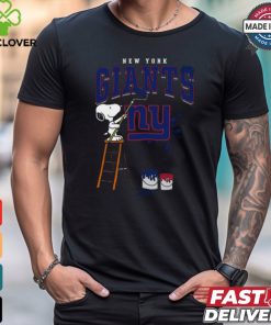 New York Giants Snoopy Painting Shirt