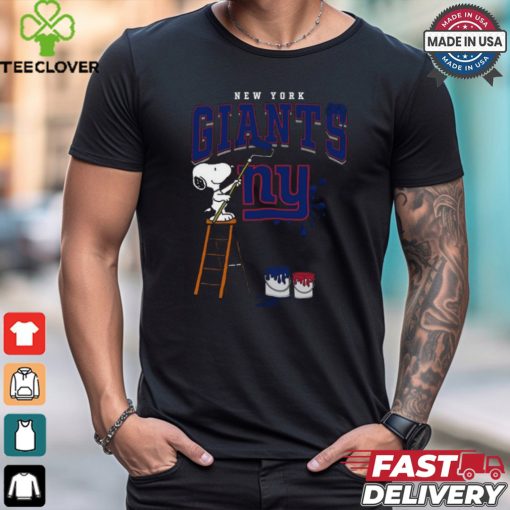New York Giants Snoopy Painting Shirt