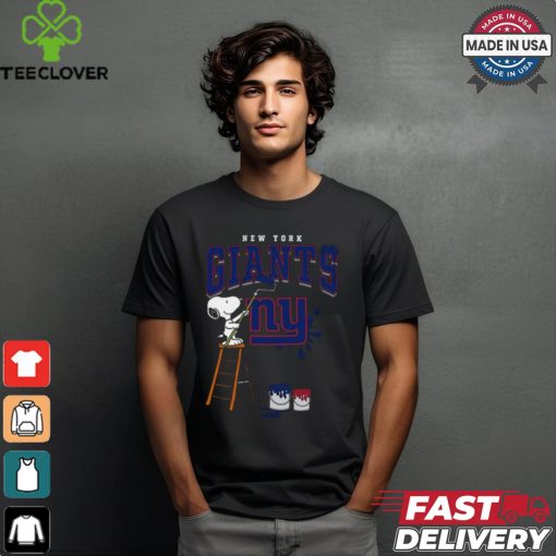 New York Giants Snoopy Painting Shirt
