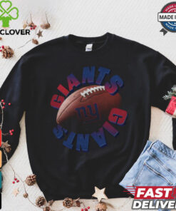 New York Giants Spiral Heavyweight T Shirt