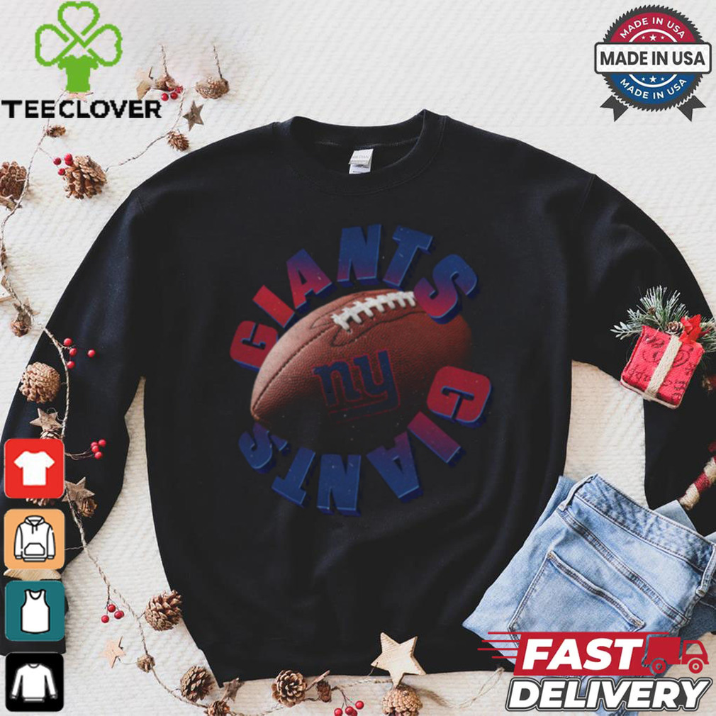 New York Giants Spiral Heavyweight T Shirt New York Giants Spiral Heavyweight T Shirt