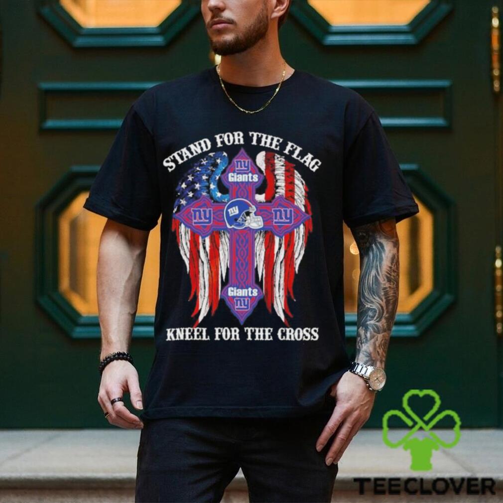 New York Giants Stand For The Flag Kneel For The Cross 2024 T shirt New York Giants Stand For The Flag Kneel For The Cross 2024 T shirt