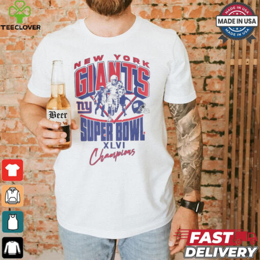New York Giants Super Bowl Relaxed Graphic T Shirt