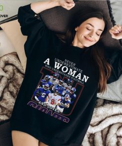 New York Giants Team Never Underestimate A Woman Who Understands Football T Shirt