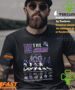 New York Giants The Giants The Legends Thank You For The Memories T Shirt