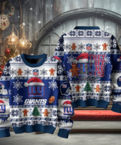 New York Giants They Not Like Us Christmas Happy Holidays Ugly Sweater