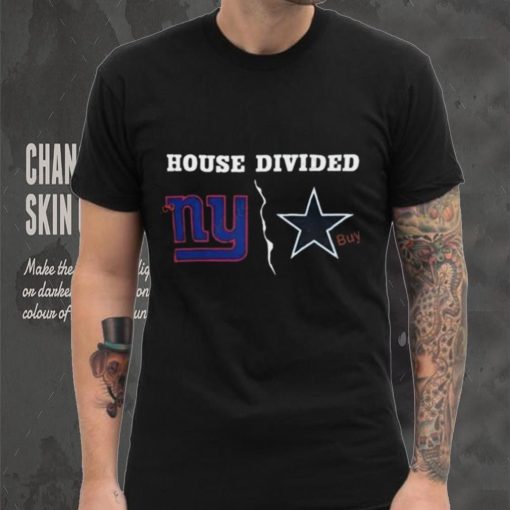 New York Giants Vs Dallas Cowboys House Divided 2023 Logo Shirt