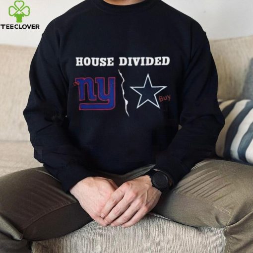 New York Giants Vs Dallas Cowboys House Divided 2023 Logo Shirt