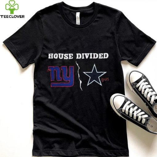 New York Giants Vs Dallas Cowboys House Divided 2023 Logo Shirt