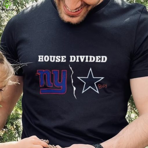 New York Giants Vs Dallas Cowboys House Divided 2023 Logo Shirt