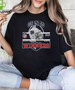 New York Giants Winners Champions 2023 Super Wild Card NFL Divisional Helmet Logo Shirt