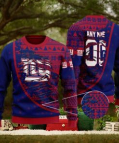 New York Giants Woolen Christmas Ugly Sweater 3D Christmas Gifts For Fans