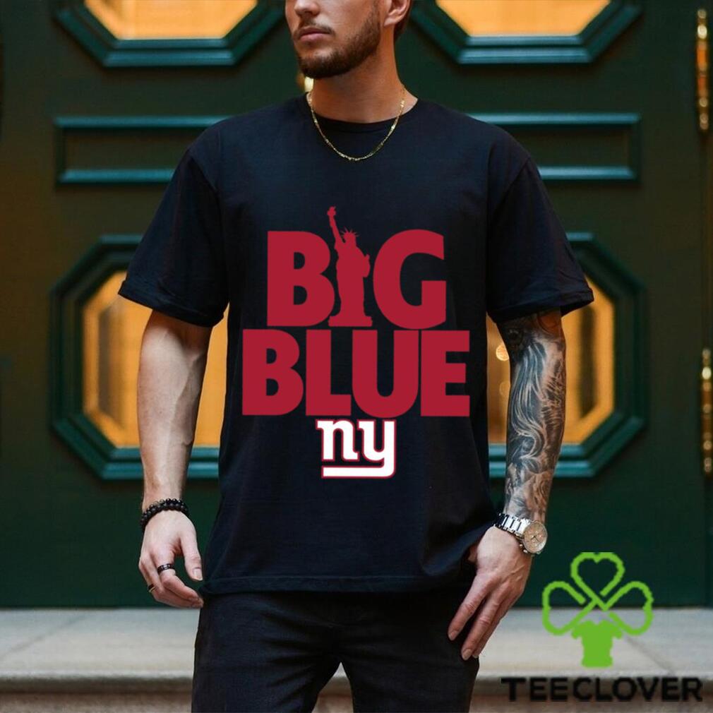 New York Giants big blue American foolball logo shirt New York Giants big blue American foolball logo shirt