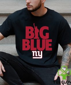 New York Giants big blue American foolball logo shirt 3 New York Giants big blue American foolball logo shirt