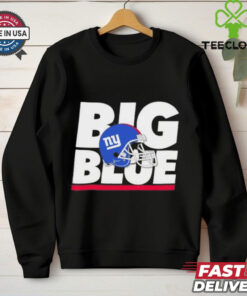 New York Giants big blue helmet shirt