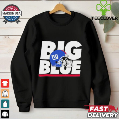 New York Giants big blue helmet shirt