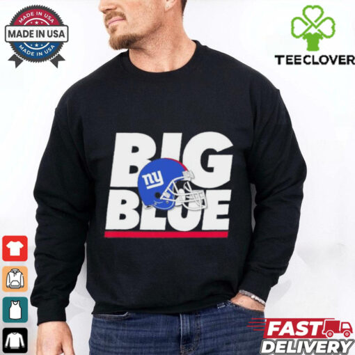 New York Giants big blue helmet shirt