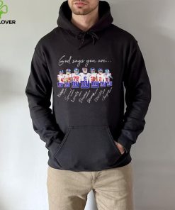 New York Giants god says you are unique special lovely precious strong chosen forgiven hoodie, sweater, longsleeve, shirt v-neck, t-shirt