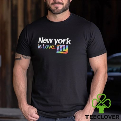 New York Giants is love city pride team logo shirt