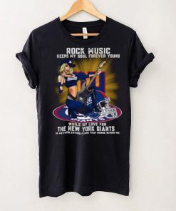 New York Giants rock music keep my soul forever young shirt