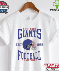 New York Giants shirt football champions est.1925 helmet for men