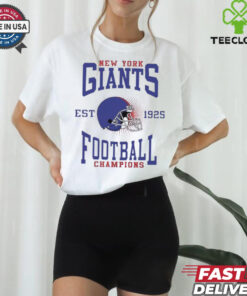 New York Giants shirt football champions est.1925 helmet for men