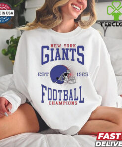 New York Giants shirt football champions est.1925 helmet for men