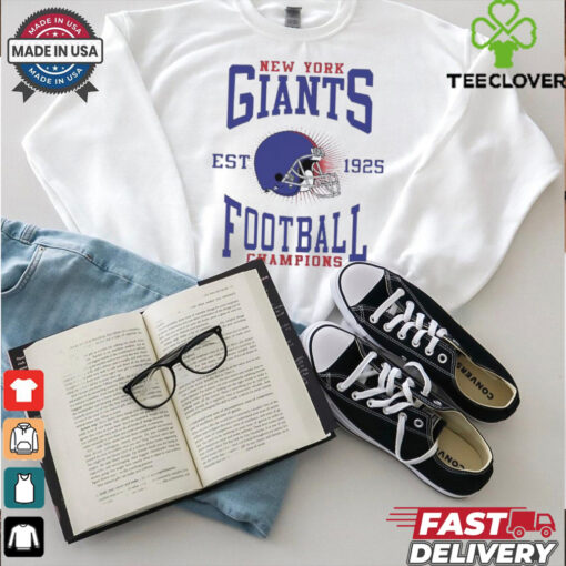 New York Giants shirt football champions est.1925 helmet for men