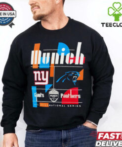 New York Giants vs Carolina Panthers International Games Munich 2024 NFL logo shirt