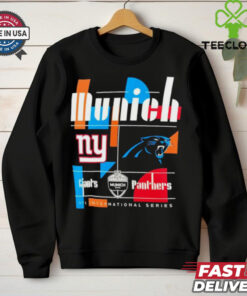 New York Giants vs Carolina Panthers International Games Munich 2024 NFL logo shirt