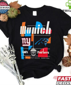 New York Giants vs Carolina Panthers International Games Munich 2024 NFL logo shirt