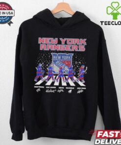 New York Hockey Team Abbey Road Christmas Shirt
