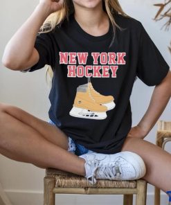 New York Hockey skates shirt