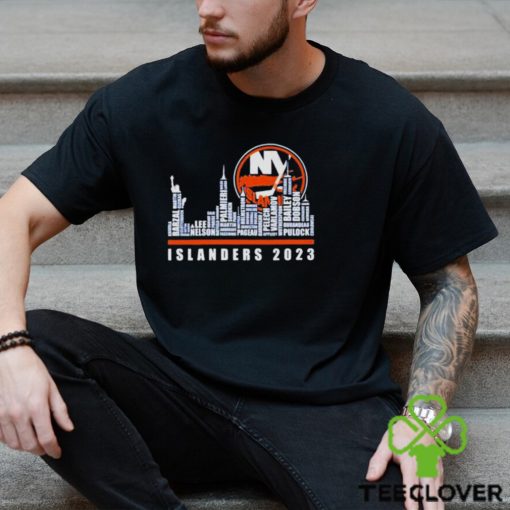 New York Islanders 2023 Season Team Players Names In City shirt
