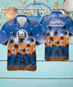 New York Islanders Aloha Hawaiian Shirt Pattern Coconut Tree Special Gifts