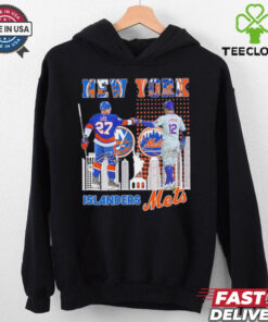 New York Islanders Anders Lee x New York Mets Francisco Lindor skyline hoodie, sweater, longsleeve, shirt v-neck, t-shirt