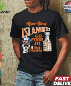 New York Islanders Go Four It 4 Time Champs Shirt