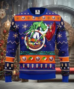 New York Islanders Grinch Christmas Ugly Sweater
