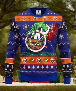 New York Islanders Grinch Christmas Ugly Sweater