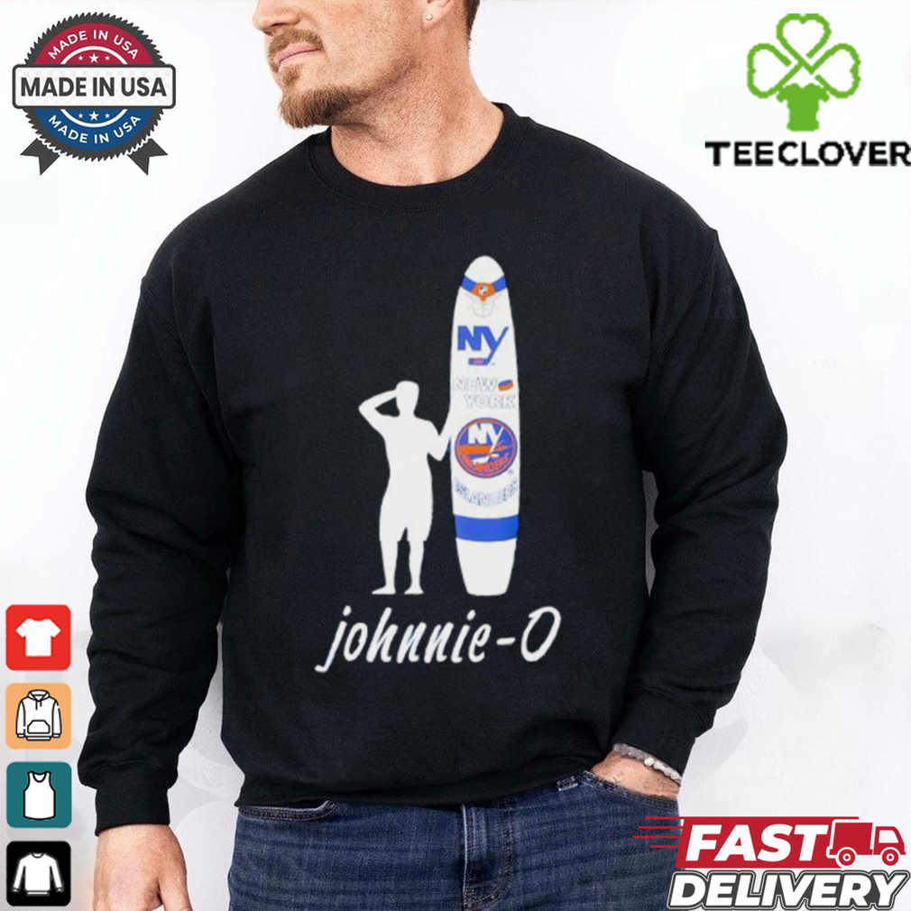 New York Islanders Johnnie O Heathered Spencer shirt New York Islanders Johnnie O Heathered Spencer shirt