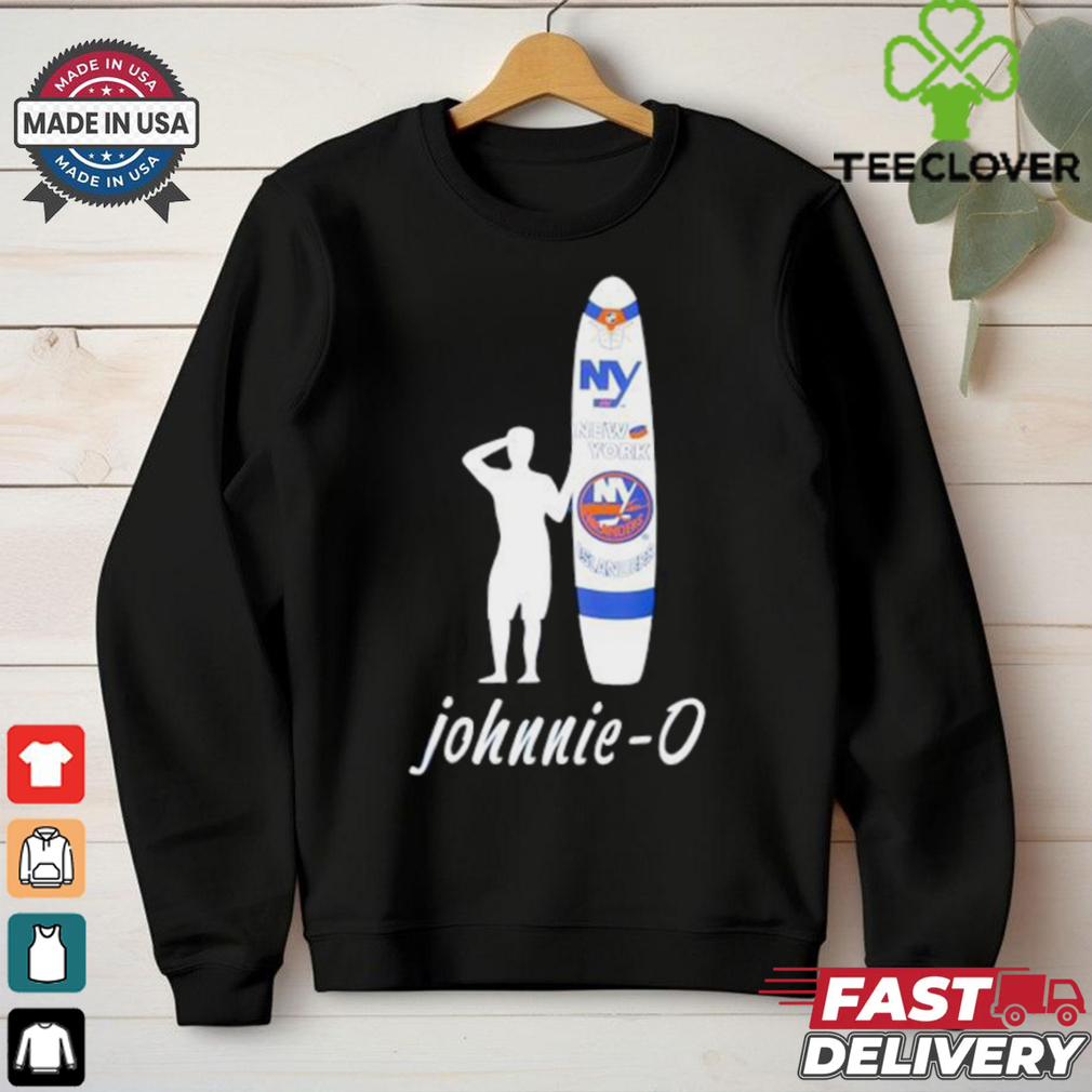 New York Islanders Johnnie O Heathered Spencer shirt New York Islanders Johnnie O Heathered Spencer shirt