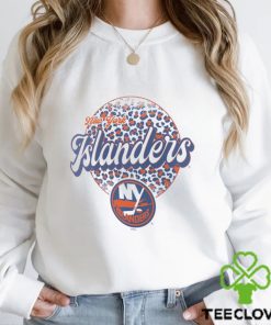 New York Islanders Leopard Print Long Sleeve T Shirt