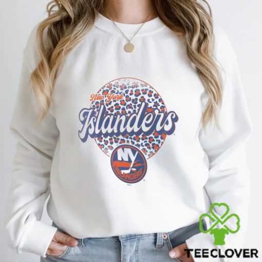 New York Islanders Leopard Print Long Sleeve T Shirt