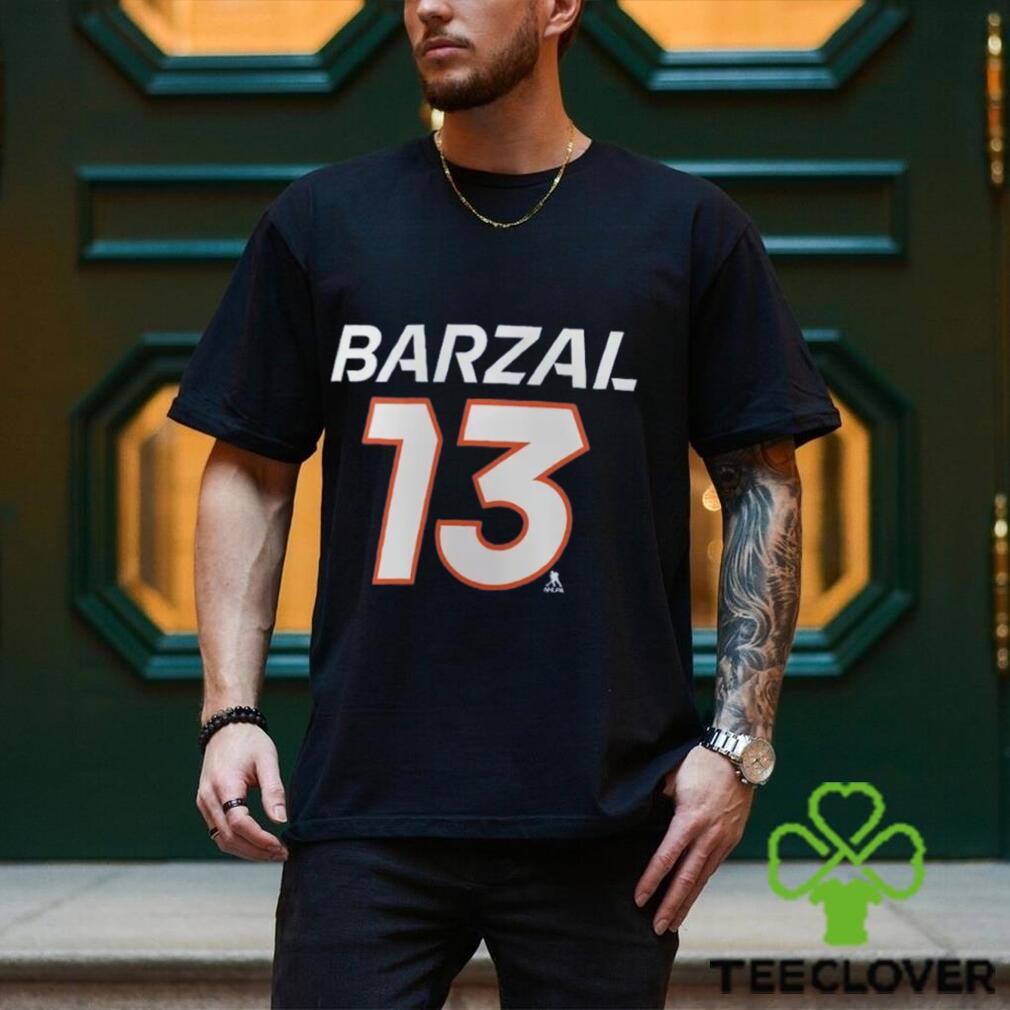 New York Islanders Mathew Barzal 2024 NHL Stadium Series Name & Number T Shirt New York Islanders Mathew Barzal 2024 NHL Stadium Series Name & Number T Shirt