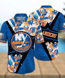 New York Islanders NHL Flower Hawaiian Shirt Gift For Men Women Fans